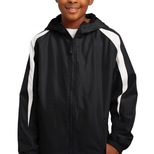 Customer Supplied Youth Fleece Lined Colorblock Jacket Thumbnail