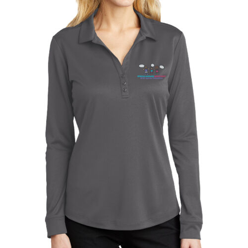 RCSD Speech-Language Special Education Women's Silk Touch Performance Long Sleeve Polo Thumbnail