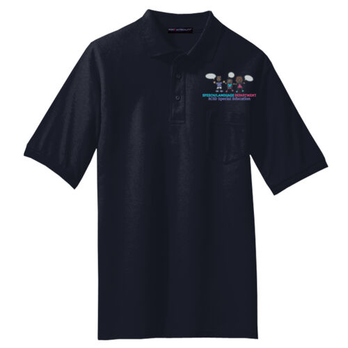 RCSD Speech-Language Special Education Tall Silk Touch Polo with Pocket Thumbnail