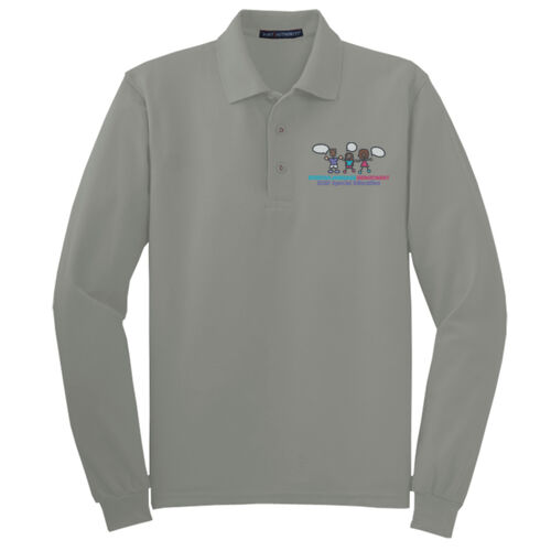 RCSD Speech-Language Special Education Tall Silk Touch Long Sleeve Polo Thumbnail
