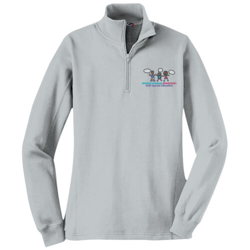 RCSD Speech-Language Special Education Ladies 1/4 Zip Sweatshirt Thumbnail