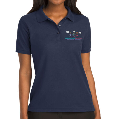 RCSD Speech-Language Special Education Ladies Silk Touch Polo Thumbnail