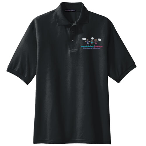 RCSD Speech-Language Special Education Short Sleeve Extended Size Silk Touch Polo Thumbnail