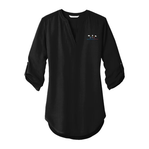 RCSD Speech-Language Special Education Printed Women's 3/4 Sleeve Tunic Blouse Thumbnail