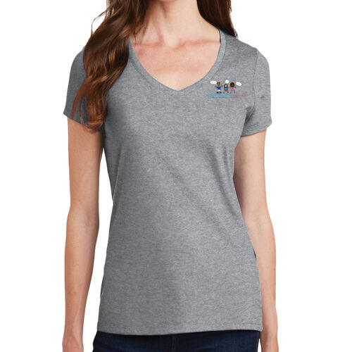 RCSD Speech-Language Special Education Printed Women's Fan Favorite V Neck Tee Thumbnail